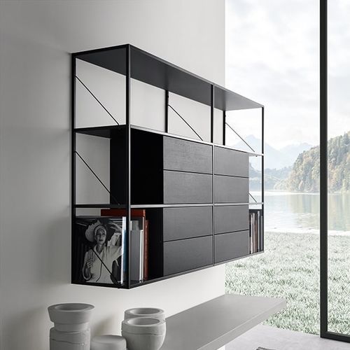 Wandmontiertes Regal - MINIMA 3.0 - MDF Italia - Modul / Trennwand / Decke/Boden