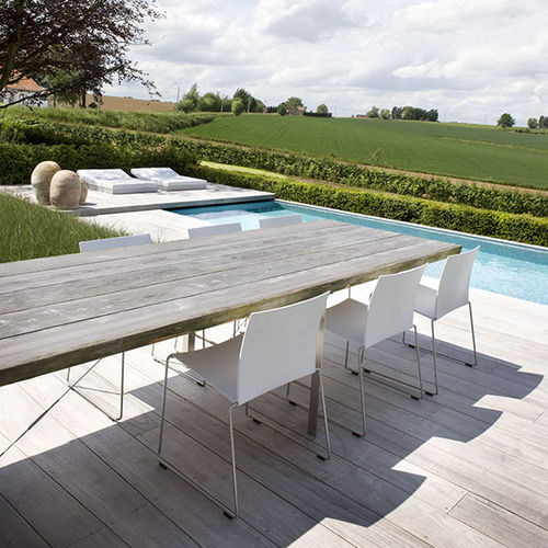 Moderner Stuhl - M1 - MDF Italia - für den Innenraum / für Außenbereich / Stoff