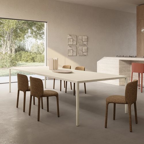 Moderner Esszimmerstuhl - PAT - MDF Italia - für den Innenraum / Aluminium / Stahl