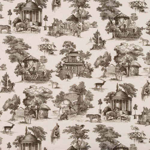 Möbelstoff - LA MENAGERIE - PIERRE FREY tissus - monochrom / Motiv / Baumwolle