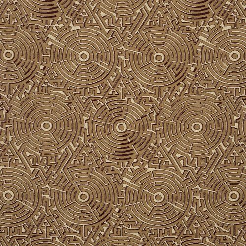 Möbelstoff - HEDGEROW - PIERRE FREY tissus - mit geometrischen Motiven / Polyester / Baumwolle