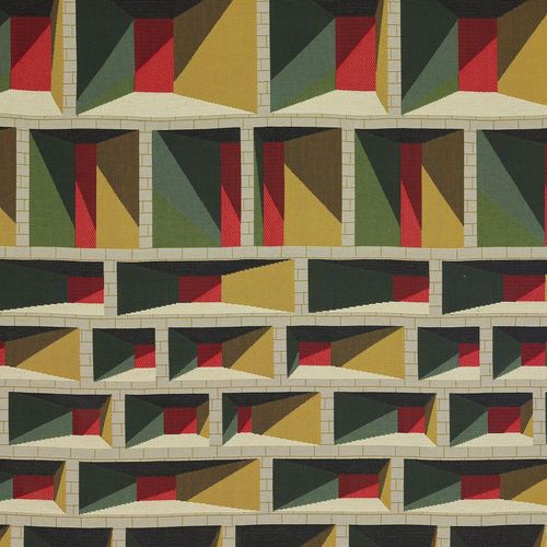 Möbelstoff - BRUTALIST - PIERRE FREY tissus - mit geometrischen Motiven / Polypropylen / waschbar