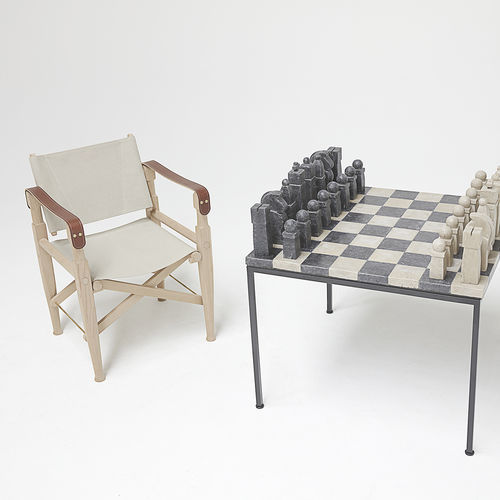 Moderner Sessel - POLO - Nienkamper - Stoff / Holz / schwarz