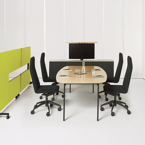 Schreibtisch für Open Space - NOMAD® - Nienkamper - bodenstehend / für 4 Personen / modern