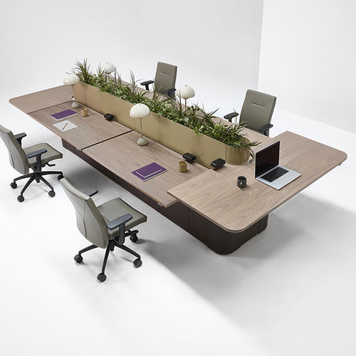 Moderner Besprechungstisch - VOX® COMMUNITY - Nienkamper - Holz / Gestell aus Holz / rechteckig