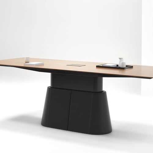 Moderner Besprechungstisch - VOX® LCS - Nienkamper - Holz / Metalldraht / Gestell aus Holz
