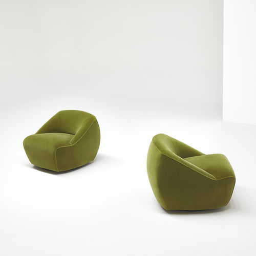 Moderner Sessel - ROWAN - Nienkamper - Stoff / Metall / Conversation