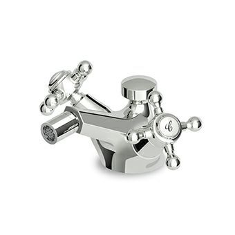 Bidet-Zweigriffmischer - ZAG SERIES - ZUCCHETTI - Aufsatz / aus verchromtem Metall / für Badezimmer