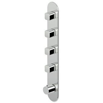Einhebelmischer für Dusche - ZBR666 - ZUCCHETTI - Einbau / thermostatisch / aus verchromtem Metall