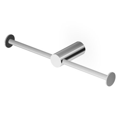 Wandmontierter WC-Rollenhalter - ZAD831 series - ZUCCHETTI - Edelstahl / poliert / schwarz