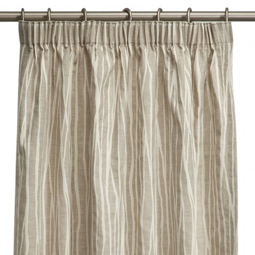 Schlaufenvorhang - MOJITO - TOILES DE MAYENNE - Streifenmuster / Baumwolle / Polyester