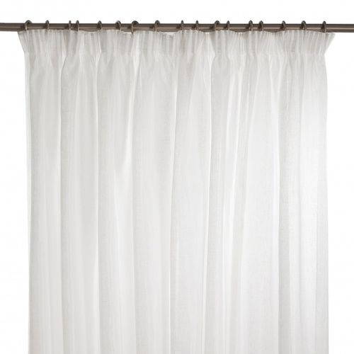 Ösenvorhang - OXYDE - TOILES DE MAYENNE - einfarbig / Leinen / Polyester