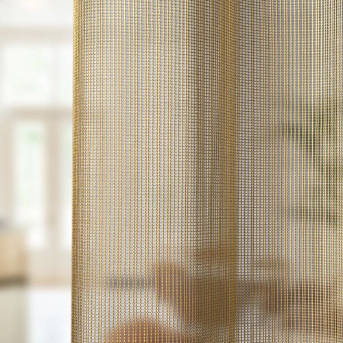 Streifenmuster-Gardine - FOGO  - Vescom - FR-Polyester / transparent / flammenhemmend