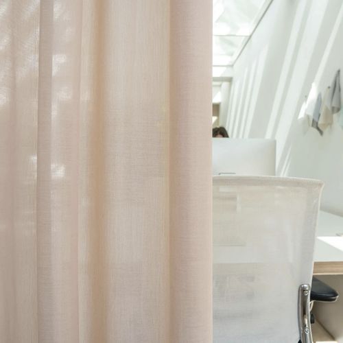 Einfarbige Gardine - ELARA  - Vescom - FR-Polyester / Akustik / flammenhemmend