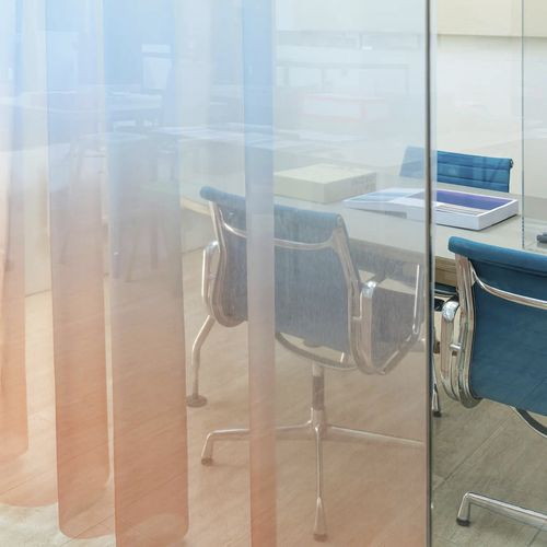 Einfarbige Gardine - AIRY  - Vescom - FR-Polyester / transparent / flammenhemmend