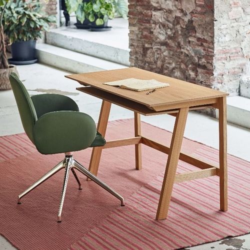 Bodenstehender Schreibtisch - MESANA - CAPDELL - modern / Eiche / gerade