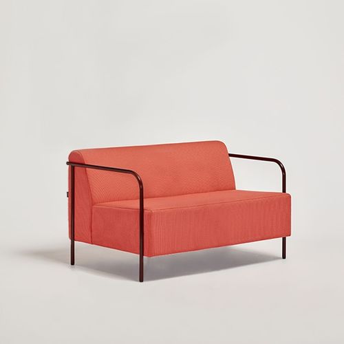 Modernes Sofa - BRIDGE - CAPDELL - Stoff / grau / braun