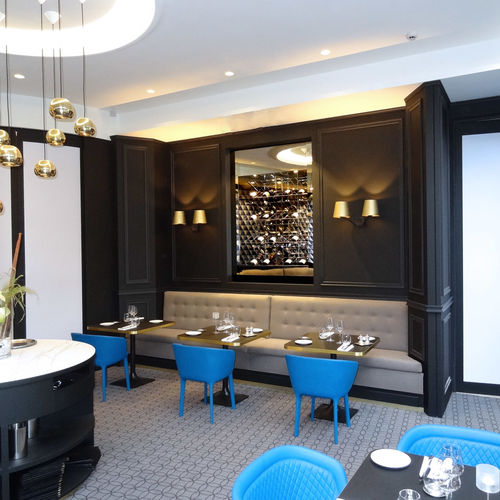 Weinkühlschrank für Bar - LE GRAND HÔTEL LA CLOCHE DIJON - PROVINTECH - Einbau / Edelstahl / verglast