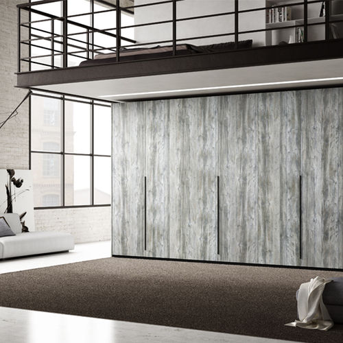Moderner Kleiderschrank - NORDIK IVER - MUEBLES DOCA - Eiche / mit Falttüren