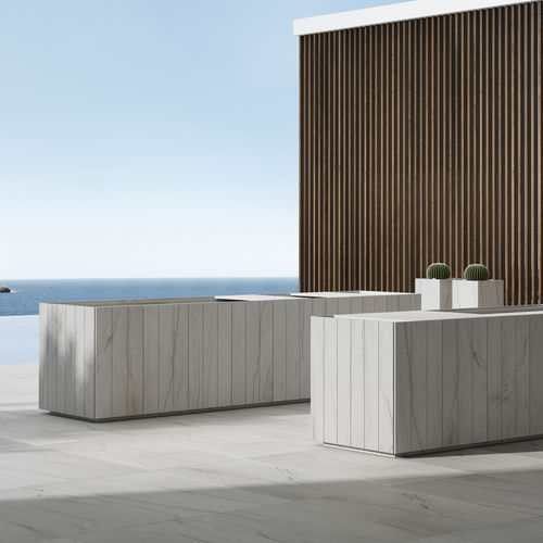 Outdoor-Küche - LUXURY STONE  - MUEBLES DOCA - modern / Stein / Kochinsel