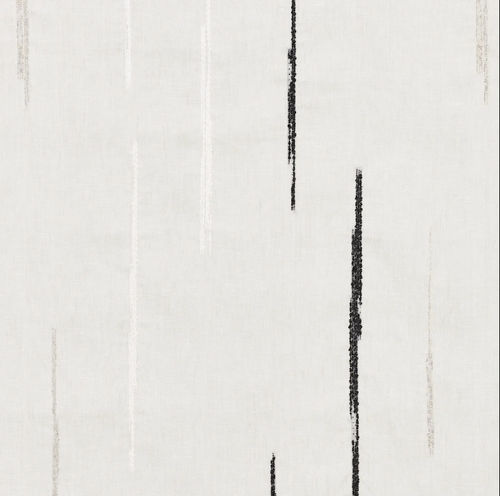 Vorhangstoff - BROYD  - KVADRAT - Streifenmuster / Polyester / Leinen