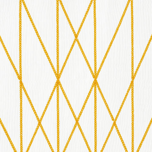 Vorhangstoff - CHAINETTE  - KVADRAT - geometrisches Muster / FR-Polyester / waschbar