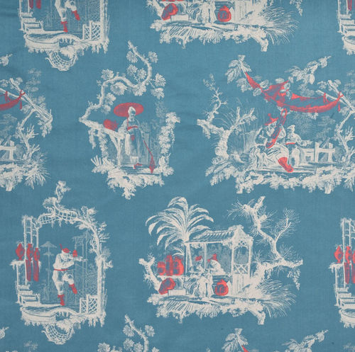 Vorhangstoff - CHINOISE  - KVADRAT - Motiv / Baumwolle / Seide
