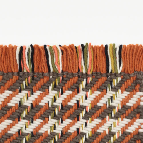 Moderner Teppich - DASHES   - KVADRAT - mit geometrischen Motiven / Neuseelandwolle / rechteckig