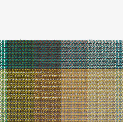 Moderner Teppich - GLORY  - KVADRAT - geometrisches Muster / mehrfarbig / Baumwolle