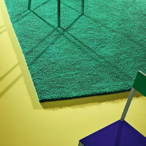 Moderner Teppich - JULY  - KVADRAT - einfarbig / Neuseelandwolle / rechteckig