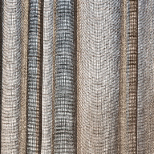 Vorhangstoff - AVEN - KVADRAT - mit geometrischen Motiven / Leinen / Polyester