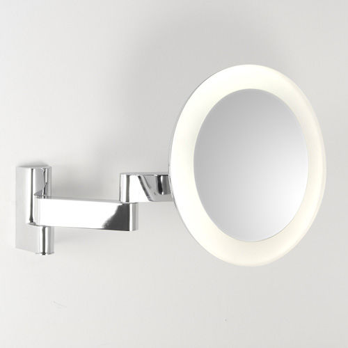 Wandmontierter Spiegel für Badezimmer - NIIMI 0760 - astro - modern / rund / Metall