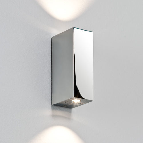 Moderne Wandleuchte - BLOC 0829 - astro - Metall / rechteckig / für Bad