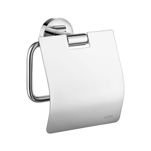Wandmontierter WC-Rollenhalter - NOW - Aliseo - Messing / Chrom / poliert