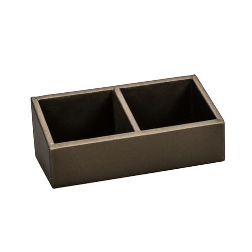 Leder-Aufbewahrungsbox - 190003 - Aliseo - für Bad