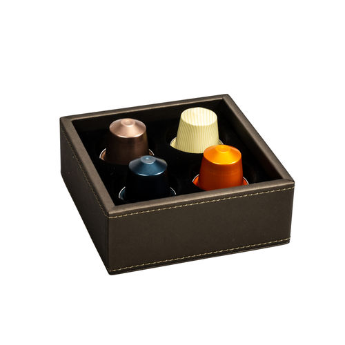Leder-Aufbewahrungsbox - 190065 - Aliseo - für Bad