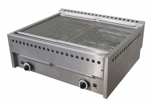 Holzkohle-Gartengrill - 14156A - SOFRACA - für professionellen Einsatz / Einbau / Stahl