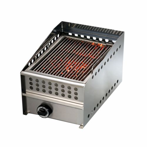 Holzkohle-Gartengrill - 14076A - SOFRACA - Einbau / Stahl
