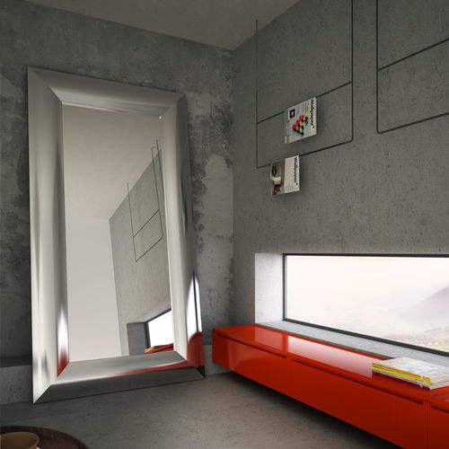 Heißwasser-Handtuchtrockner - MIRROR - AD HOC - 1501 w...2000 w / modern / Aluminium