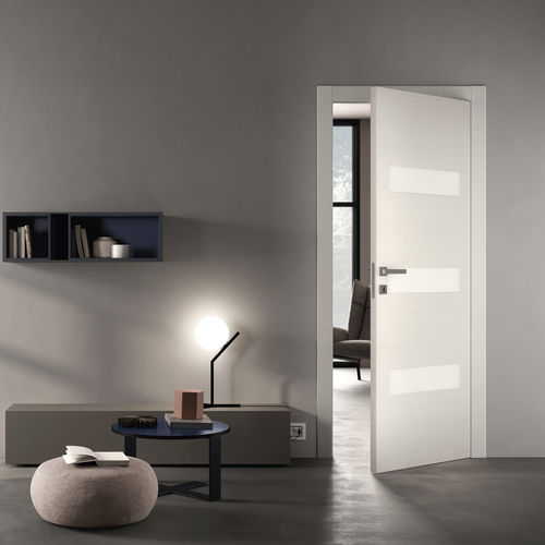 Tür für Innenbereich - NO-LIMITS : SAICO 1L3IO - GIDEA - Laminat / einflügelig / modern