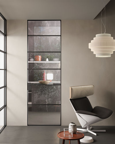 Tür für Innenbereich - G-LIKE LINE - GIDEA - Glas / einflügelig / modern
