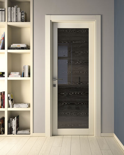 Tür für Innenbereich - ANVRIA 1V - GIDEA - Glas / Laminat / einflügelig