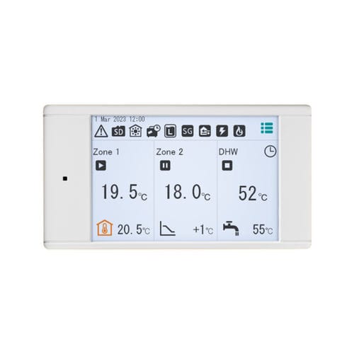 Einbauheizungsregler - FTC7 - MITSUBISHI ELECTRIC - Fern / mit Touchscreen