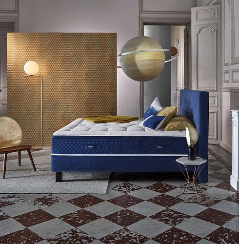 Doppelbett-Matratze - EPHEMERIDES - Epeda - Schaumstoff / Taschenfederkern / 160x200 cm
