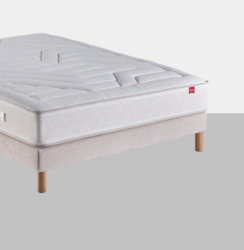 Doppelbett-Matratze - DAUPHINE - Epeda - Taschenfederkern / 140x190 cm / weiß