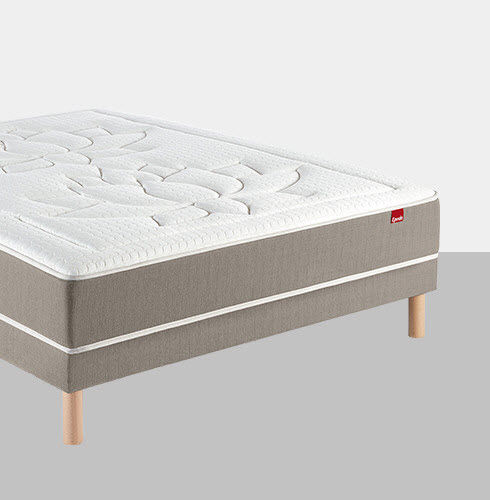 Doppelbett-Matratze - FLORE - Epeda - Taschenfederkern / 140x190 cm / weiß