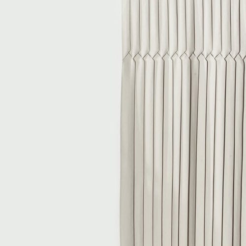 Faltenvorhang - ORIGAMI : POULETTE - AMI A. LENGLART - einfarbig / Stoff