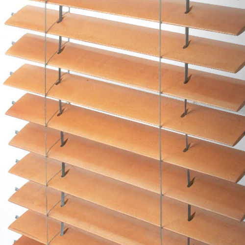 Holz-Sonnenschutzlamelle - ELEGANZA 90 - AMI A. LENGLART - für Fassaden / horizontal / schwenkbar
