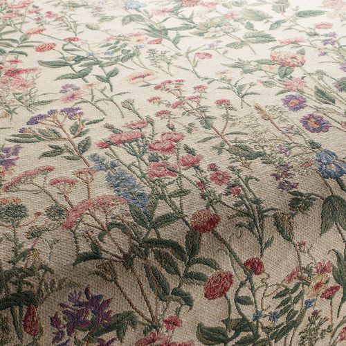 Möbelstoff - BRIENNO - JAB ANSTOETZ FABRICS - Blumenmotiv / Polyester / Baumwolle