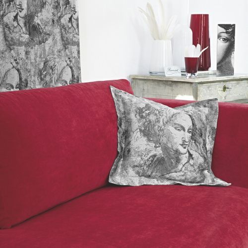 Möbelstoff - CHAMPION - JAB ANSTOETZ FABRICS - einfarbig / Polyester / Samt